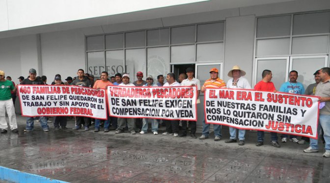 Advierte Andrés de la Rosa irresponsabilidad del gobierno federal con los pescadores de San Felipe